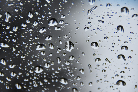 Water Drops on Glass