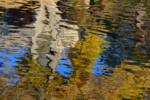Fall Foliage Reflected in Water
