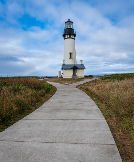 Wa;lway leading to a lighthouse